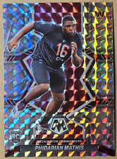 2022 Panini Mosaic Silver Prizm PHIDARIAN MATHIS Rookie RC #389 Commanders Card
