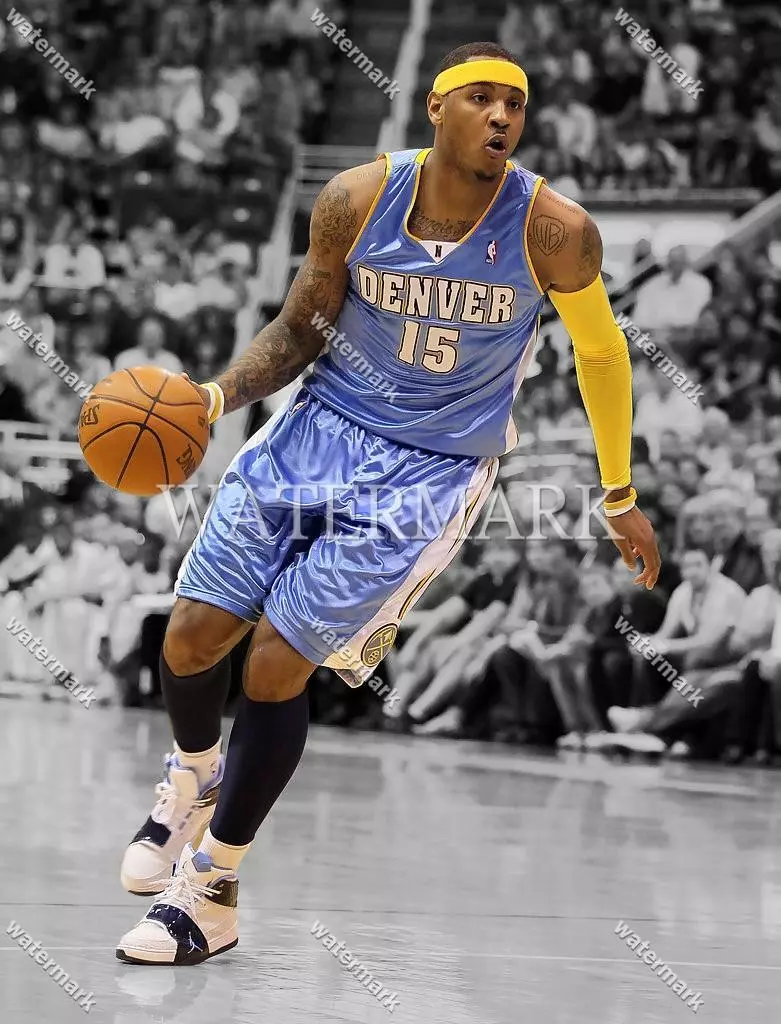 CARMELO ANTHONY SIGNED AUTOGRAPH 11x14 PHOTO - DENVER NUGGETS BASKETBALL  STAR!