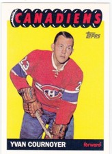 01/02 TOPPS..YVAN COURNOYER..ROOKIE REPRINTS..# 76..CANADIENS.FREE COMBINED SHIP