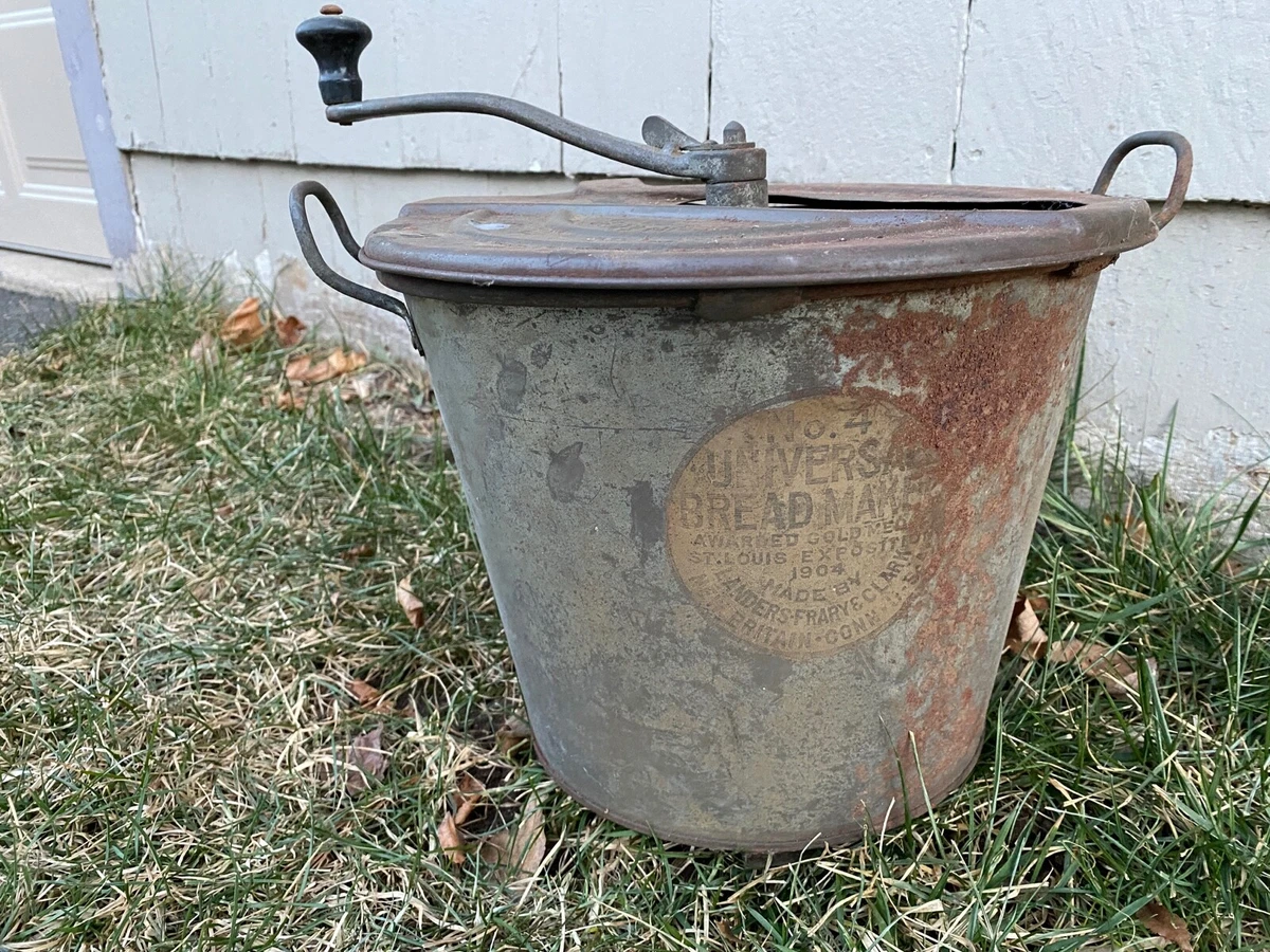 Antique 1904 Universal Bread Maker Dough Mixer No. 4 Made by