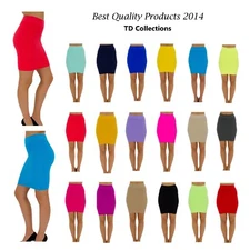 Hot Sexy Mini Skirt Slim Seamless Stretch Tight Short Fitted Candy Dress Skirt 