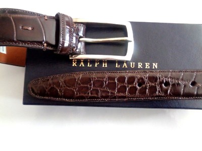 Vintage Ralph Lauren Purple Label Alligator Belt with Sterling Buckle Size 28 Ralph Lauren Purple Label | Accessories | Vintage Ralph  main image 2