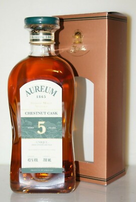 RAR ! Aureum 5y 43% UNIQUE Der Einzigartige Chestnut Cask L130120 0,7L  - selten