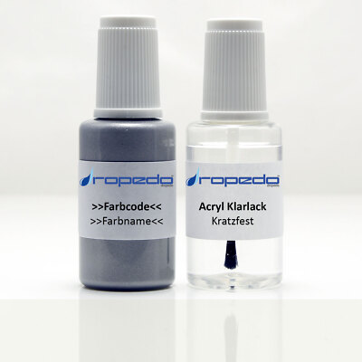 Lackstift Set für RENAULT EQB VALENCIA ORANGE 20ml + Klarlack 20ml