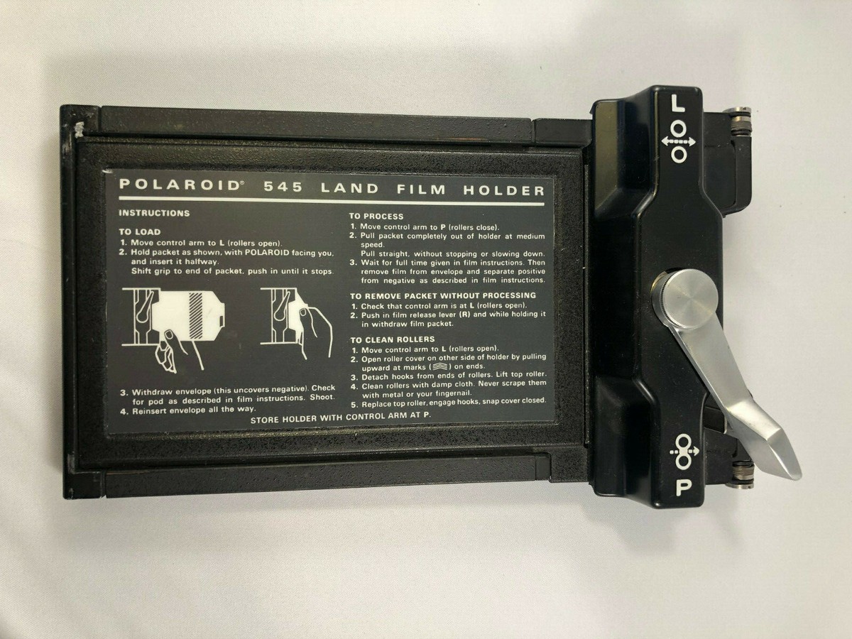 Polaroid Land Film Holder Model 545 for 4x5 Instant Film | eBay