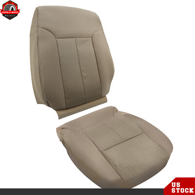 For 2011-14  Cloth Passenger Side Bottom & Top Tan 2Pcs Seat Cover