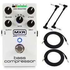 MXR M87 Bass Compressor Effects Pedal with Cables