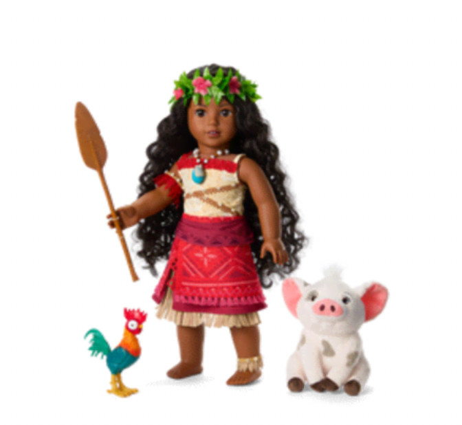 American Girl Disney Moana 2 18" Doll &Accessories with Pua & Heihei NEW 2024