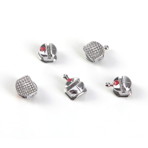 AZDENT Ortodoncia Dental Esférico Metal Soportes Soporte ROJO/MBT 0.022 Gancho 345 - Imagen 11 de 32
