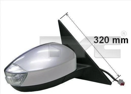 TYC AUßENSPIEGEL LINKS GRUNDIERT passend für FORD S-MAX - Bild 2 von 2