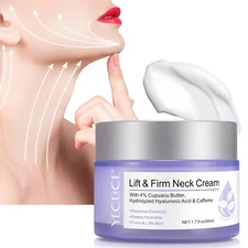 Neck Firming and Tightening Cream - Instant Face Lift Cream for Tightening and H