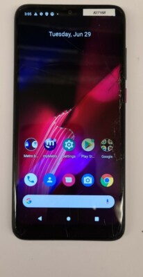T-Mobile REVVL 4 unlocked  Works Great Clean Esn Cracked Screen FREE SHIPPING 