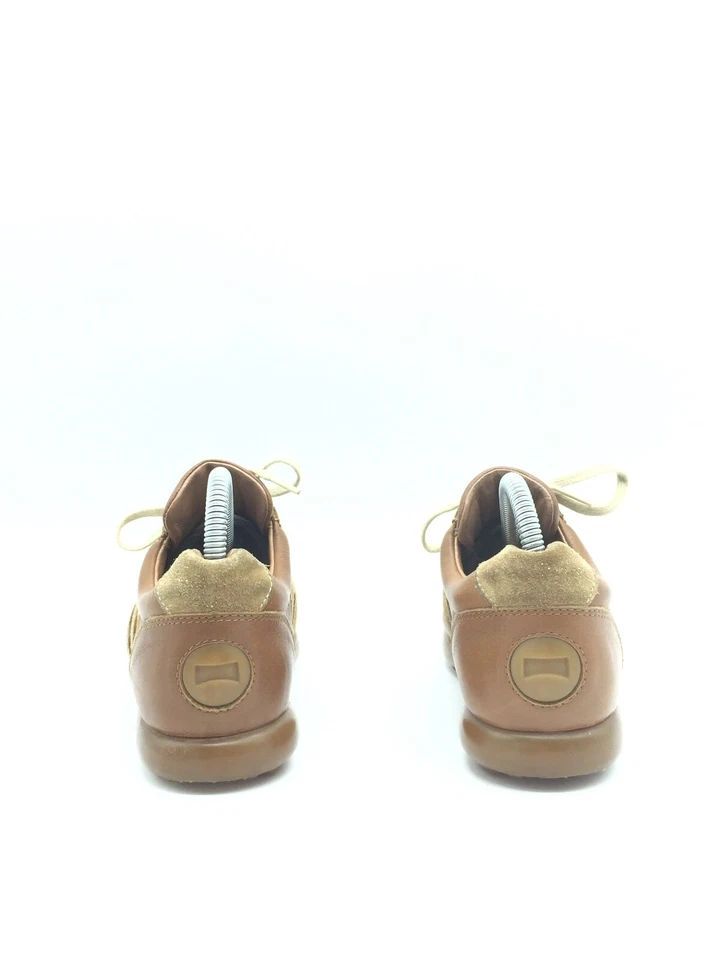 Camper Pelotas Twins Zapatillas De Cuero Marrón Para Mujeres T.37 US.7 UK.4 - Imagen 4 de 4