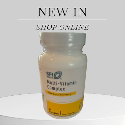 Klaire Labs SFI Health Multi Vitamin Complex 60 Caps New & Sealed Exp 8/2027