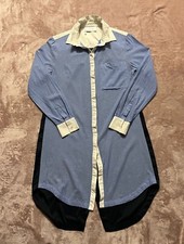 Derek Lam Women’s Crosby Hi Low Shirt Dress Button Up Long Sleeve Sz 10