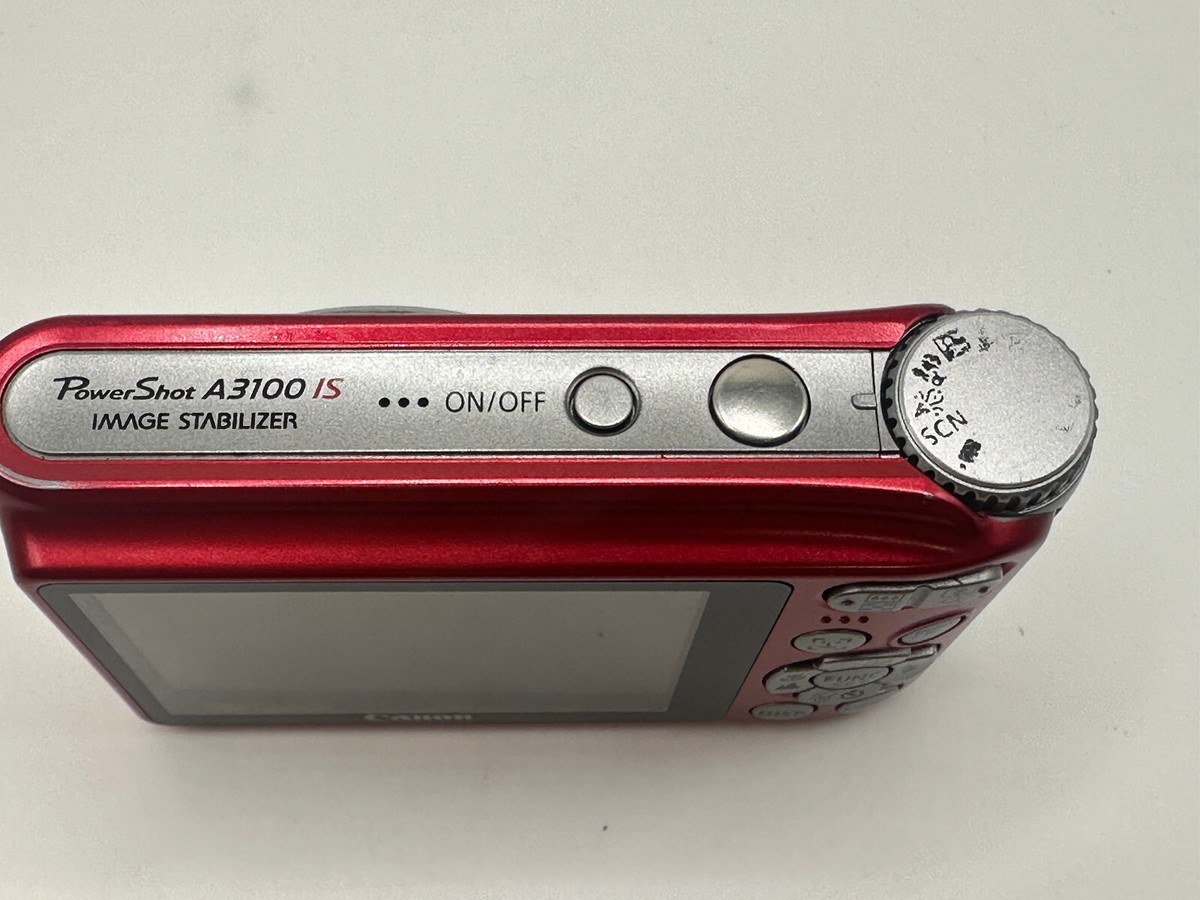 Canon PowerShot A3100 IS 12.1MP Digital Camera - Red for Canon PowerShot A3100 IS 12.1MP Digital Camera - Red for