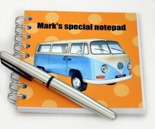 Personalised Campervan notebook Campervan gift, Notebook