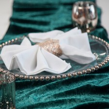 VELVET TABLE RUNNERS 35CM X 275CM 10 COLOURS EVENTS WEDDING DECOR CHRISTMAS 