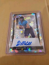 2024 Leaf Pro Set Metal Grayson McCall SSP #/15 Rookie RC Auto NC STATE WOLFPACK