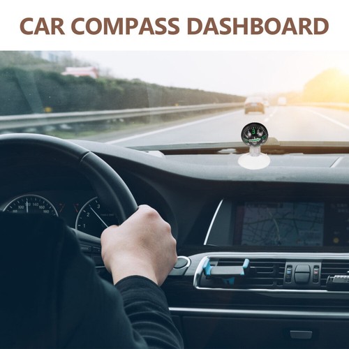 Car Guide Ball Automotive Navigation Compass Travel Dashboard for Cars - Picture 2 of 12