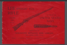 Winchester Lee 1895 Straight Pull Rifle Navy Manual .236 17 pages Comb Bound