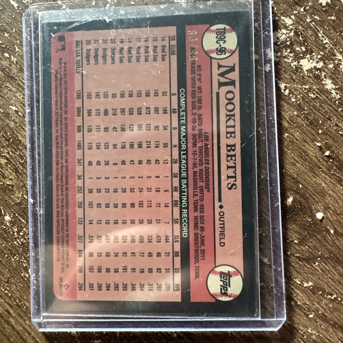 2024 Topps MOOKIE BETTS Silver Pack /99 Green Mojo Refractor #T89C