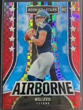 2023 Panini Rookies & Stars Will Levis Red Plaid Airborne Prizm Card #AI-29
