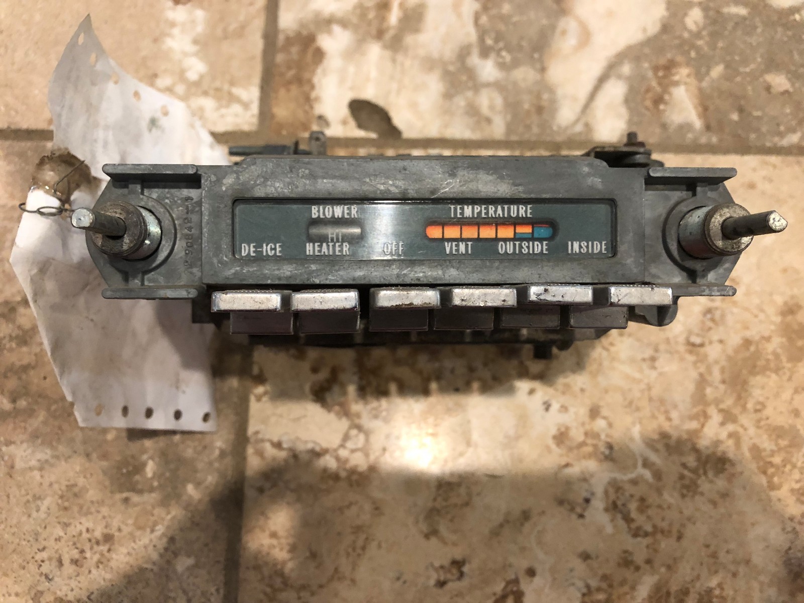 1965 1966 Pontiac Bonneville Dashboard Heater Blower Controls Catalina