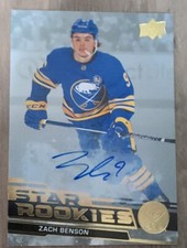2023-24 Upper Deck Star Rookies Zach Benson #25 Autograph Rookie