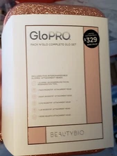 BeautyBio White GloPRO Tool  + Microtip for Face-Body-Eye-Lip+ Rose Quartz Head