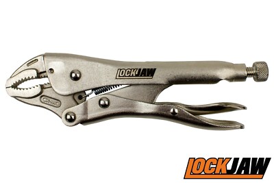 Lockjaw gebogene Backen Feststellzange Maulwurfgriffe 7'' 175 mm