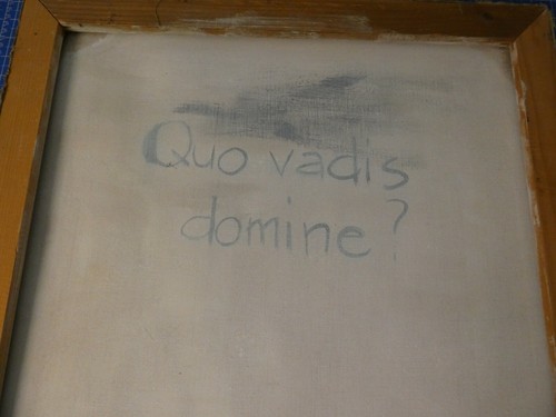 Pjotr Kasparek unsigniert Öl auf Leinwand Quo vadis domine? 60x70cm G7308 - Bild 4 von 7