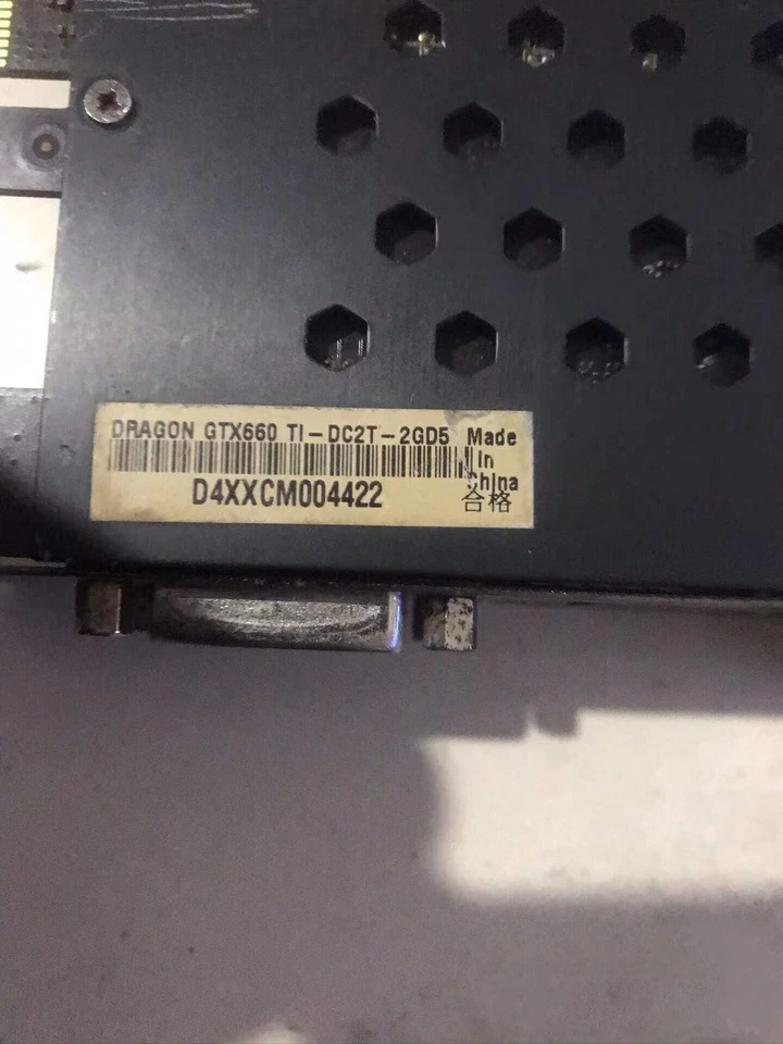 For ASUS Dragon GTX 660Ti-DC2T-2GD5 Graphics Card HDMI DP DVI Gaming Video Card - Image 2 of 3