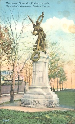 Montcalms Monument Quebec City Canada Postcard
