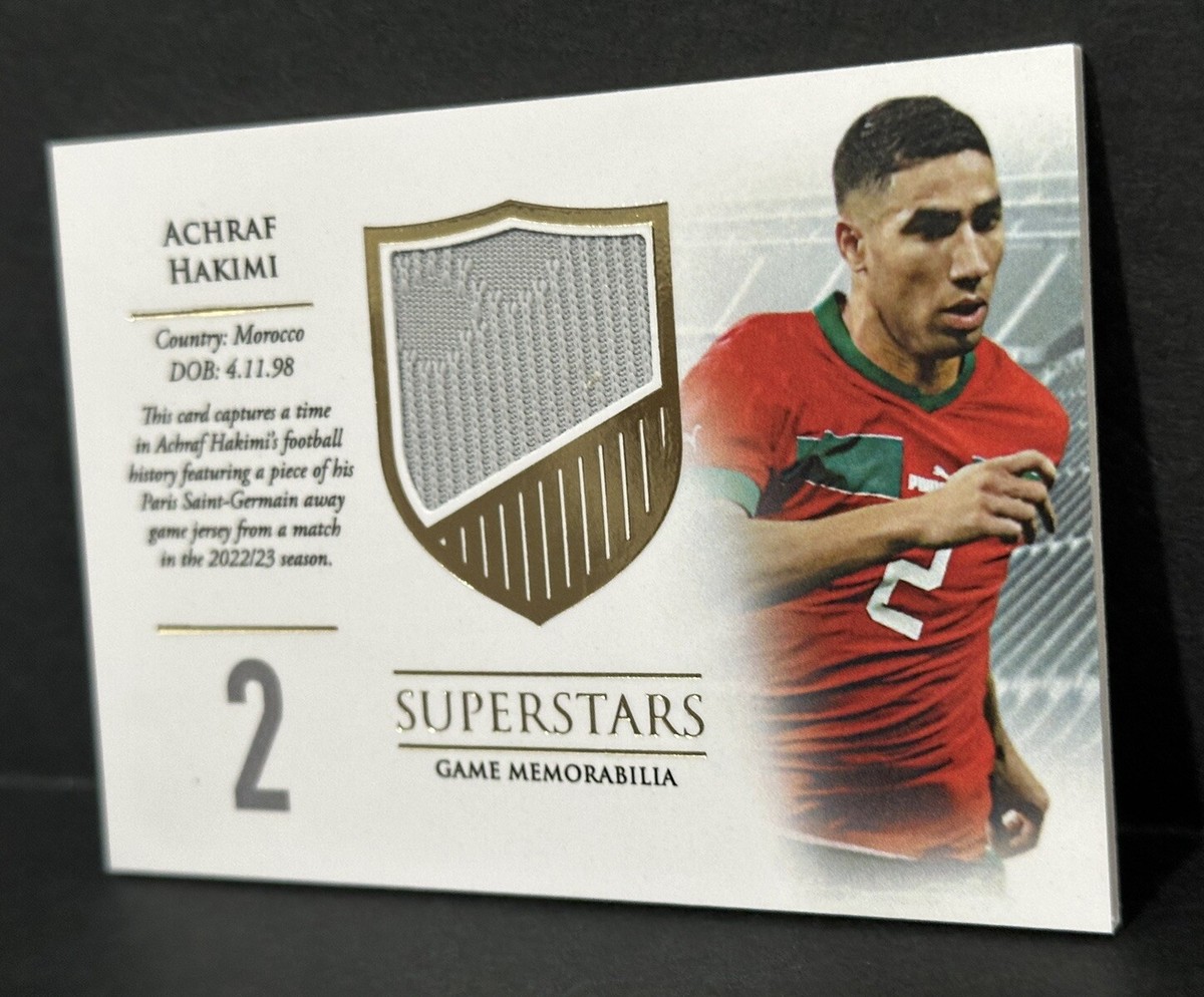 フテラ2024　1of1 モロッコ　HAKIMI AMRABAT メモラ 2023-24 Futera Unique Nostalgia Morocco Superstar Achraf