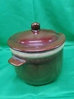 Mccoy Pottery 0121 brown drip glaze 3.5 Quart Crock Pot with lid made in USA