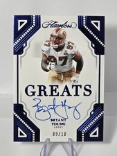 Panini Flawless 2023 Greats Bryant Young Auto /10 49ers NFL Football