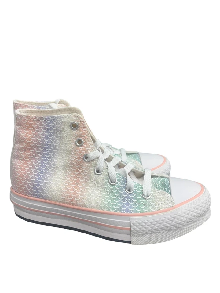 Converse Chuck Taylor All Star EVA Lift Mermaid Scales White/Light Dew Youth 3 - Imagem 3 de 4