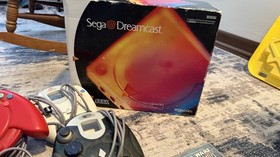 VA1 Sega Dreamcast Console complete in box with 4 game bundle