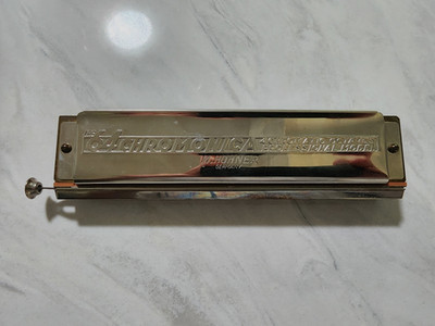 M. Hohner The 64 Chromonica Nr. 280 Harmonica in case