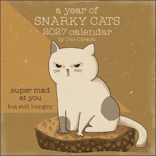 A Year of Snarky Cats 2027 Wall Calendar by Dan DiPaolo - - Image 4