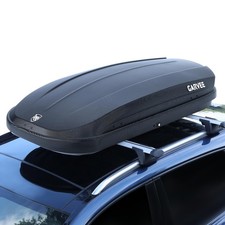 Black 12 Cubic Rooftop Cargo Box Carrier Hardshell Vehicle Carriers Dualside