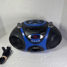 Memorex MP3838BLU Portable Am/Fm Radio/ CD Player Blue Tested Works
