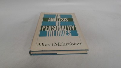 			Analysis of personality theories, Albert Mehrabian, Prentice Hall		