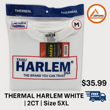 THERMAL HARLEM WHITE  WINTER 2CT  Size 5XL   Only 35.99  FREE SHIPPING