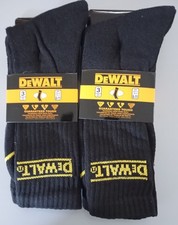 6 PAIRS DE WALT WORK BOOT SOCKS UK SHOE SIZE 6-11