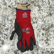 MCR Safety N9680M Ninja Flex Latex Palm Coated Protective Work Gloves New 12 Pc.