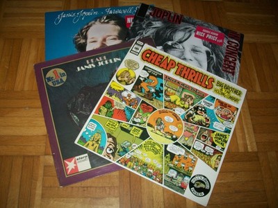 LP Sammlung Janis Joplin - Cheap Thrills/In Concert/Farewell Song/Pearl (Stern)