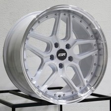 19x9.5 Esr Cs15 5x114.3 22 White Wheels Rims Set4 72.56