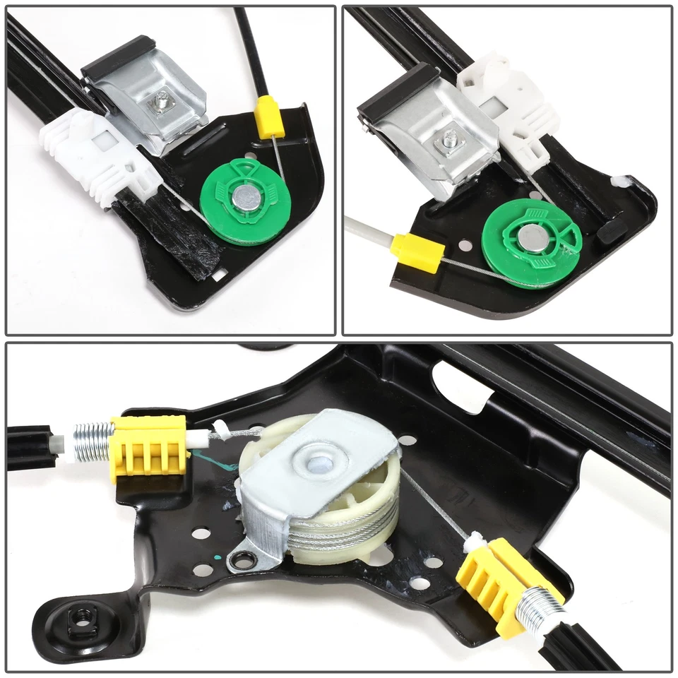 Regulador de ventana eléctrica estándar Fit 04-08 Ford F-150 sin motor delantero derecho Foto 2 de 4